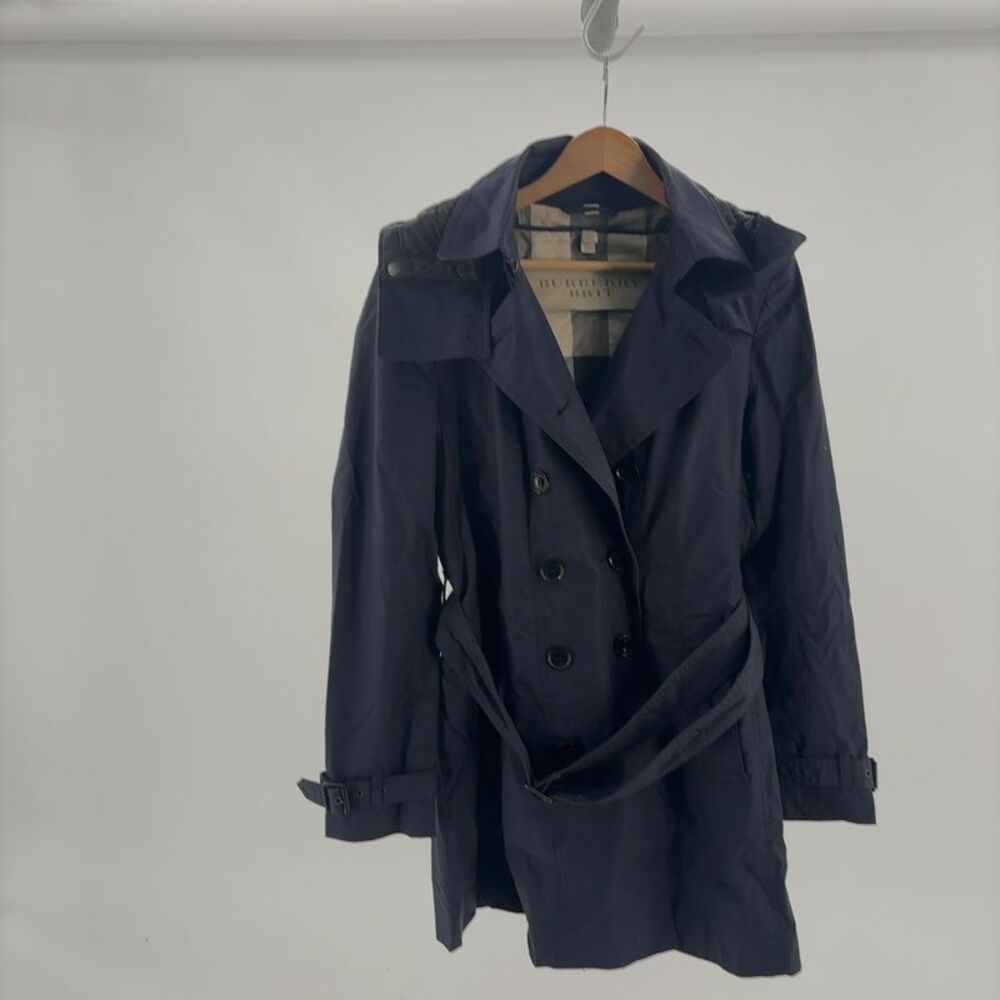 Burberry Burberry Brit Navy Trench Coat